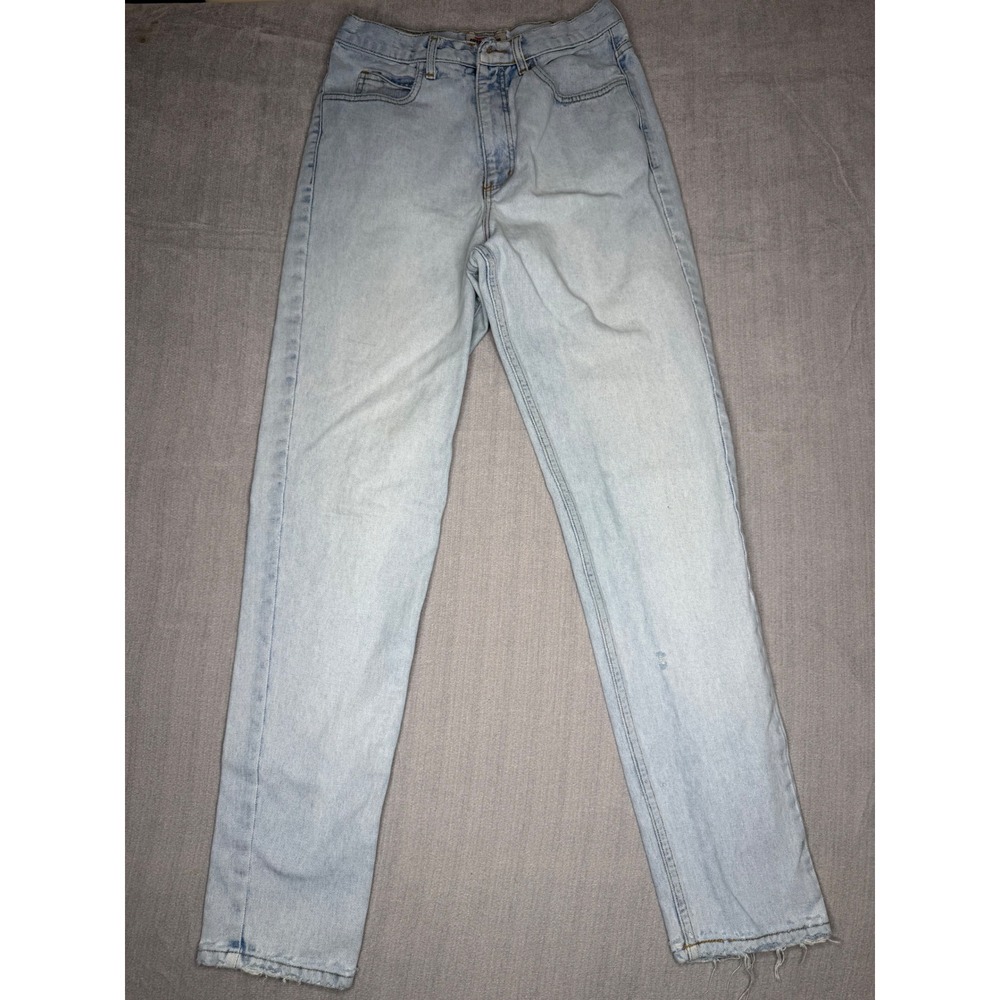 Vintage Guess Jeans 1050 LG High Waisted Light Wash Straight Leg Denim USA Made